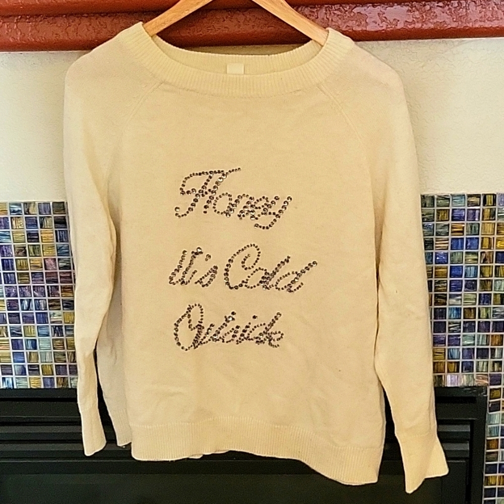 Christmas sweater H&M size large "Honey it's Cold Outside"